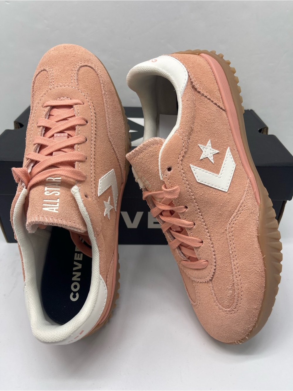 Converse WMNS All Star Low Top RUN STAR TRAINER OX FLAMINGO FADE/EGRET Sneakers - Picture 13 of 16